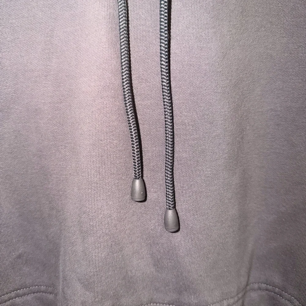 Vintage Old School Jordan Gray and White Pullover Hoodie